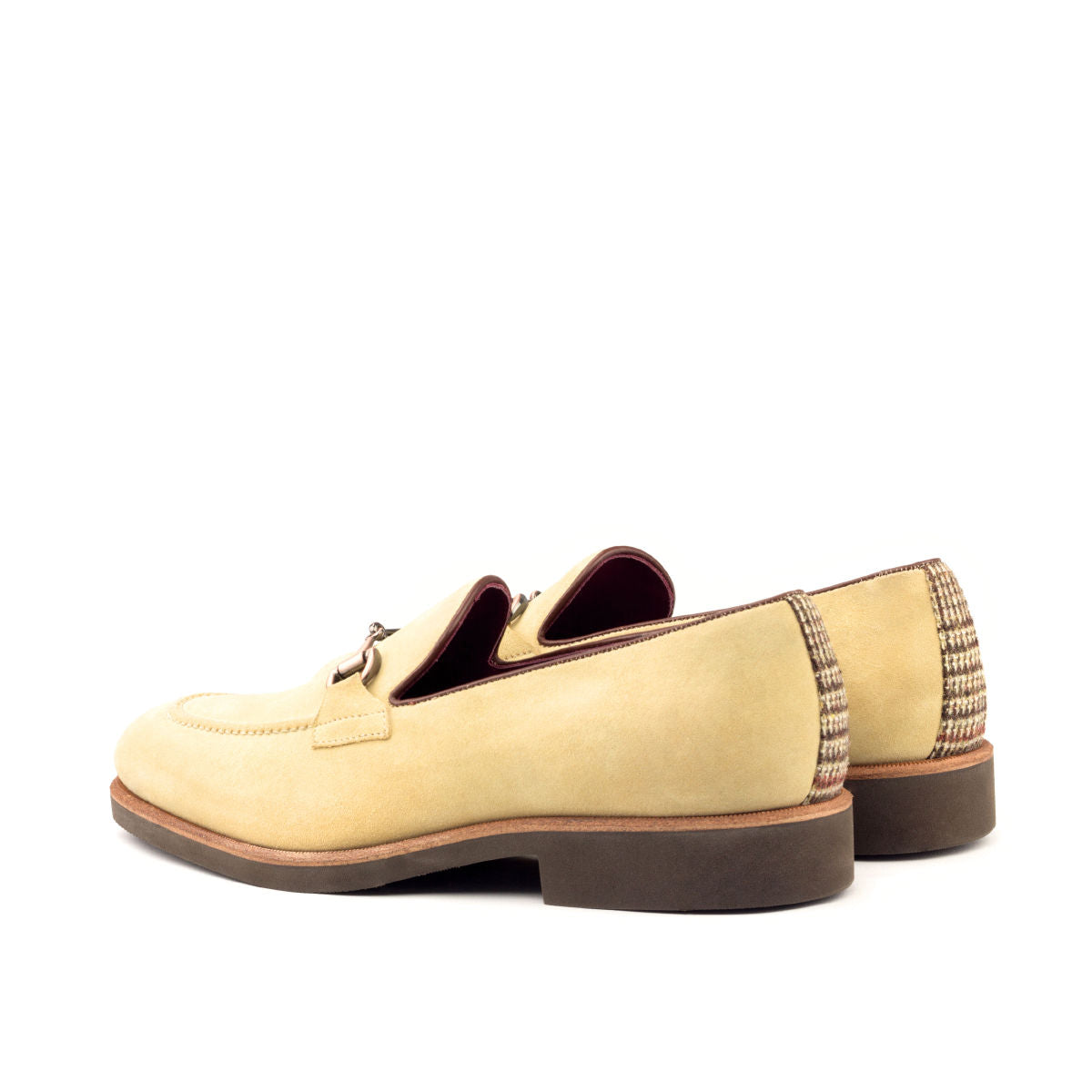 Handcrafted Suede & Tweed Loafer