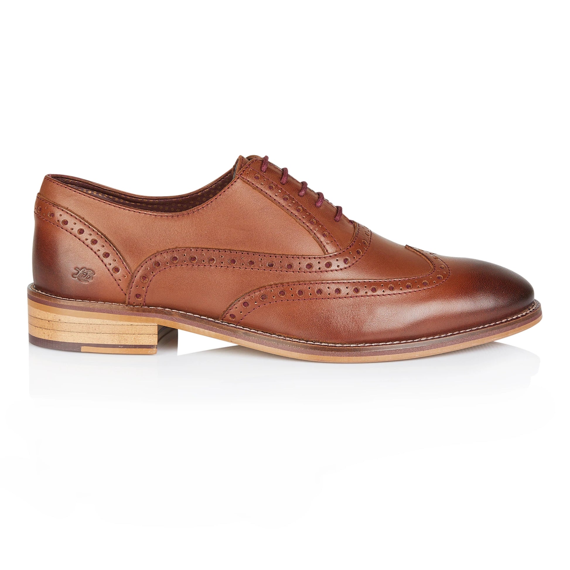 Tasker & Shaw | Luxury Menswear | Tay Oxford Chestnut
