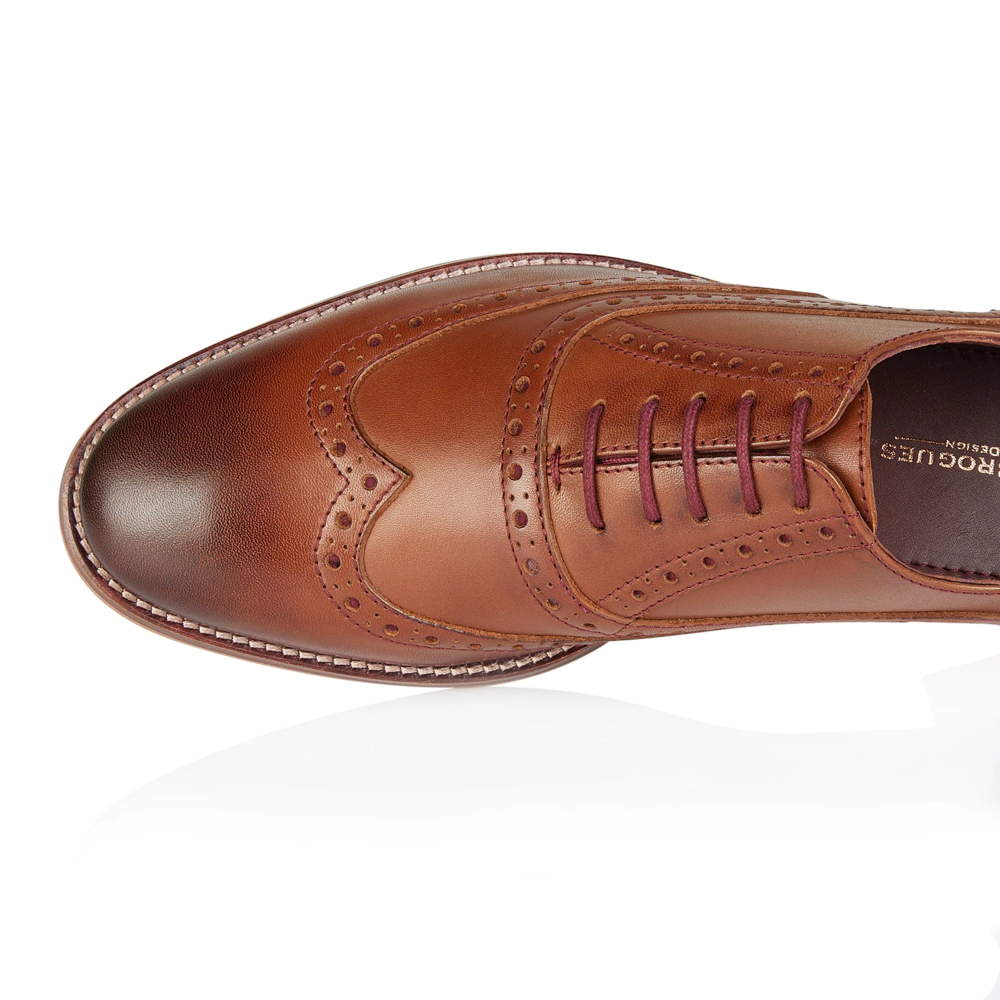Tasker & Shaw | Luxury Menswear | Tay Oxford Chestnut