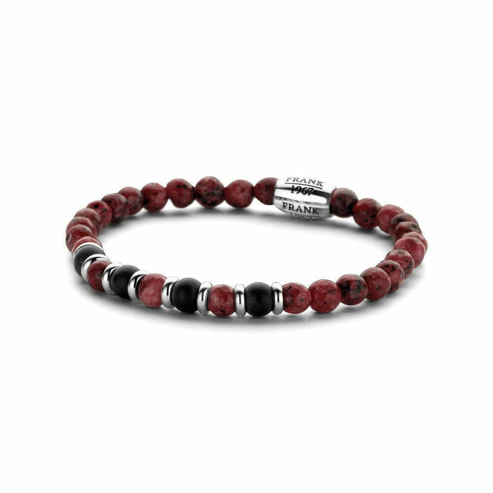 Tasker & Shaw | Luxury Menswear | Brown/Black Tigereye and Agate Beaded Bracelet