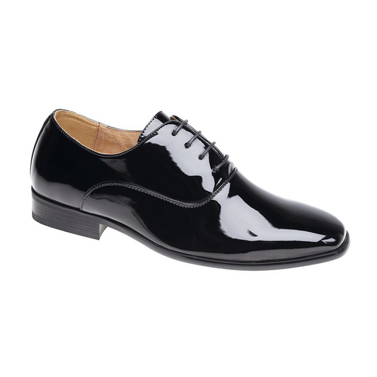 Tasker & Shaw | Luxury Menswear | SAVOY PATENT OXFORD SHOE