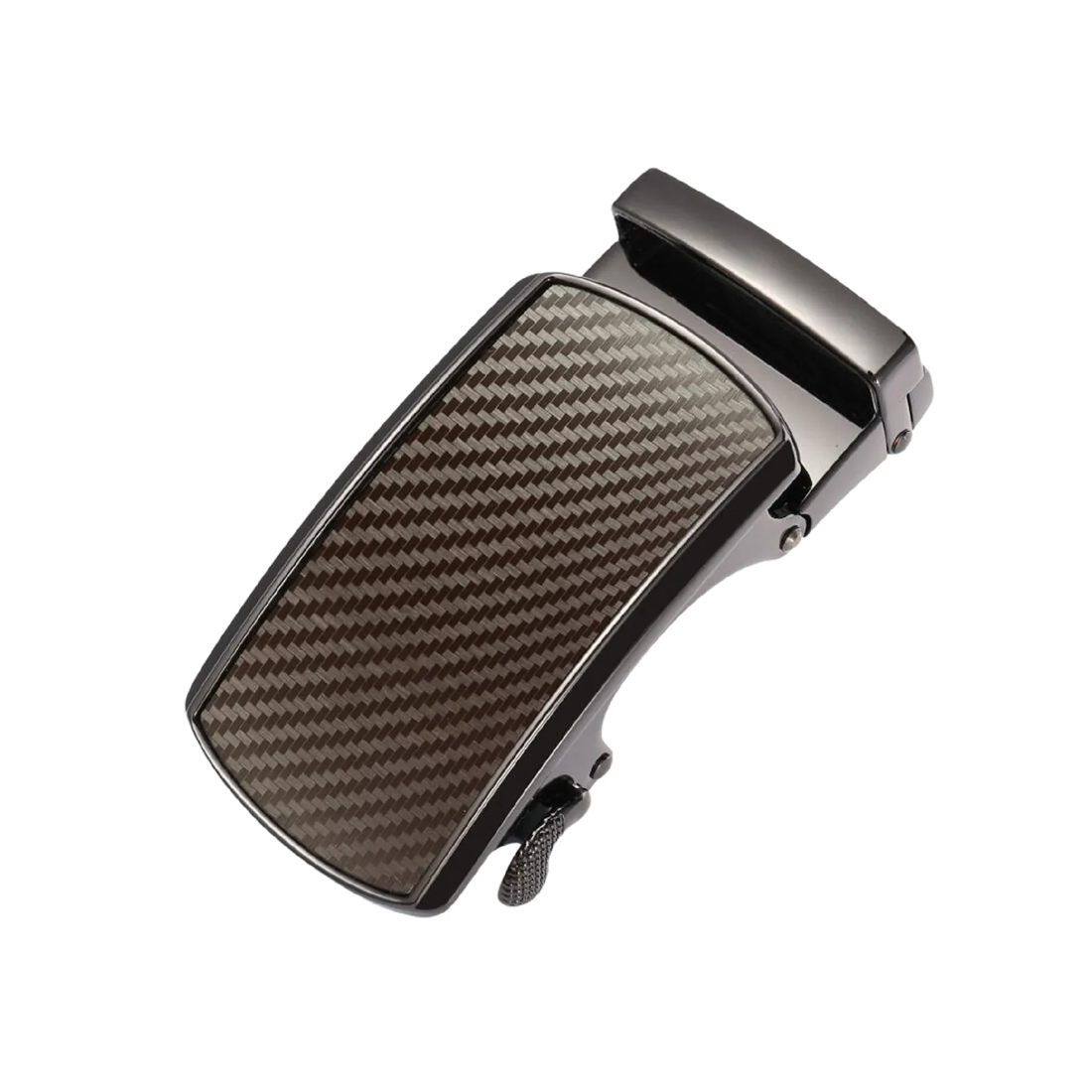 Tasker & Shaw | Luxury Menswear | Carbon Fibre effect Ratchet belt