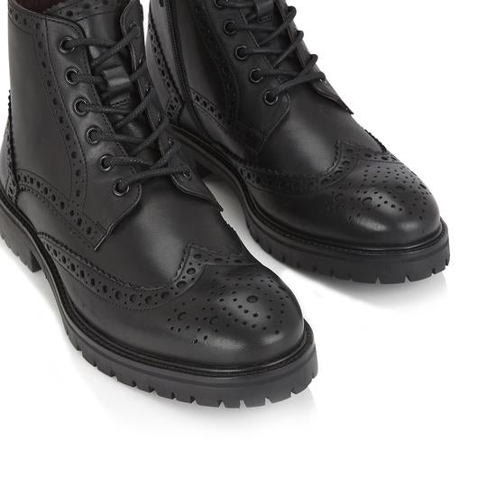 Tasker & Shaw | Luxury Menswear | Cassidy Boot Black