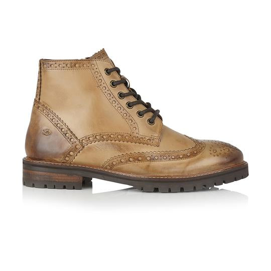 Tasker & Shaw | Luxury Menswear | Cassidy Boot Tan