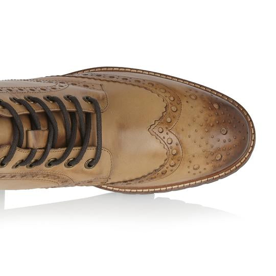 Tasker & Shaw | Luxury Menswear | Cassidy Boot Tan