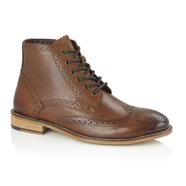 Tasker & Shaw | Luxury Menswear | Cassidy Boot Chestnut