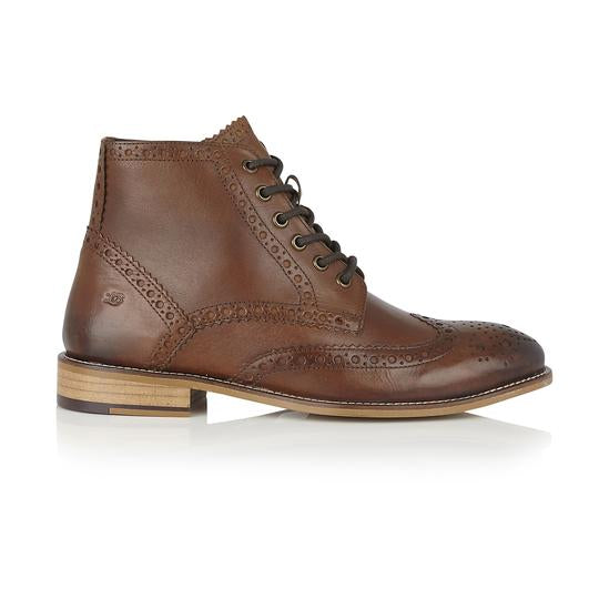 Tasker & Shaw | Luxury Menswear | Cassidy Boot Chestnut