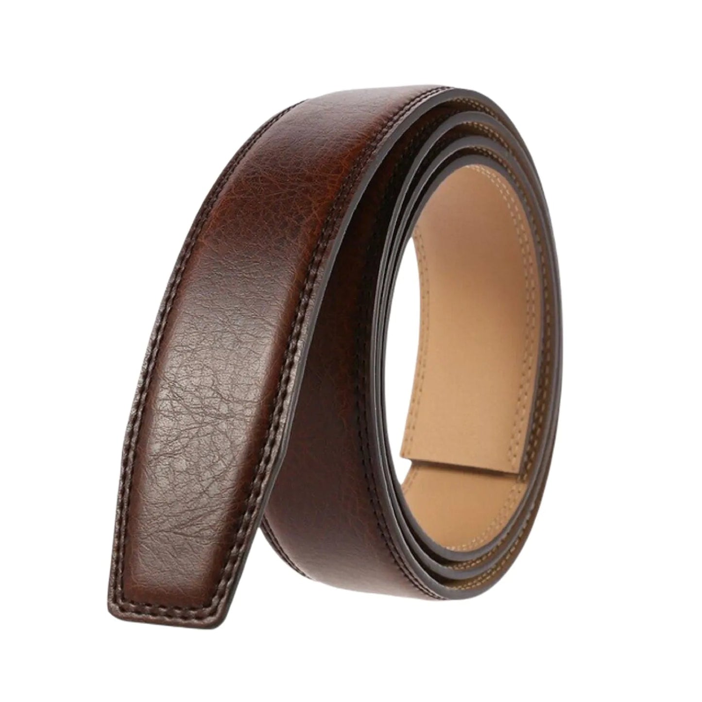 Tasker & Shaw | Luxury Menswear | Aged Brass Ratchet Belt