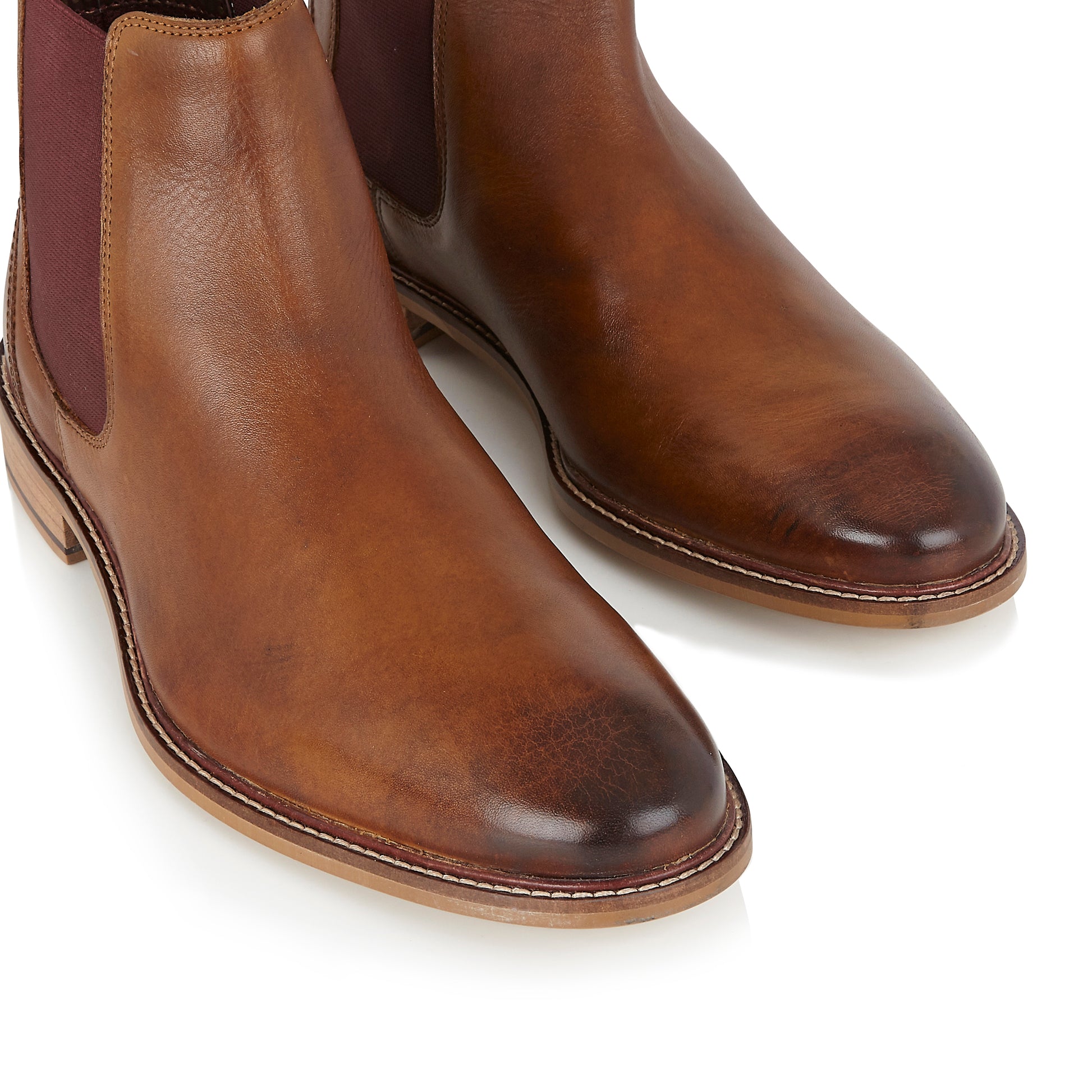 Tasker & Shaw | Luxury Menswear | Chelsea Boot: Chestnut