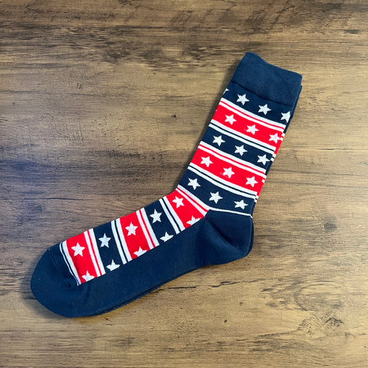 Tasker & Shaw | Luxury Menswear | Stars and Stripes socks