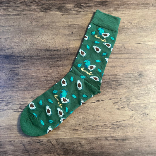 Tasker & Shaw | Luxury Menswear | Dark green avacado socks