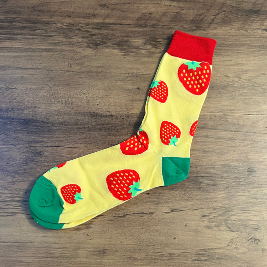 Tasker & Shaw | Luxury Menswear | Strawberries & custard socks