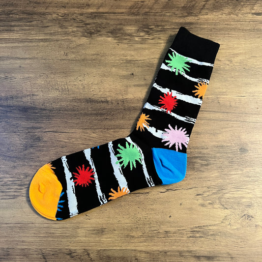 Tasker & Shaw | Luxury Menswear | Black Paintball Socks