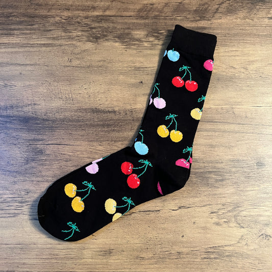 Tasker & Shaw | Luxury Menswear | Black Cherry Reel Socks