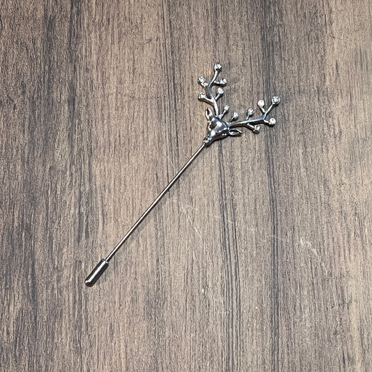 Tasker & Shaw | Luxury Menswear | Silver reindeer with crystals