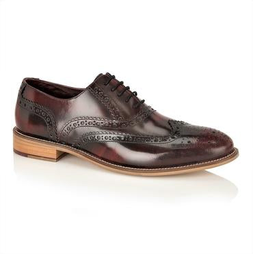 Tasker & Shaw | Luxury Menswear | Clyde Brogue Bordo