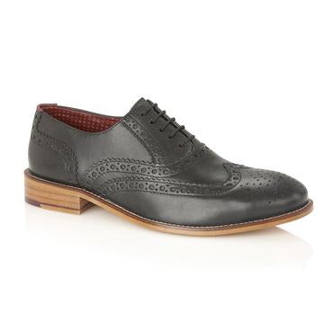 Tasker & Shaw | Luxury Menswear | Clyde Brogue Black
