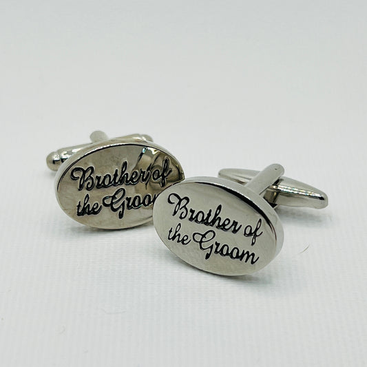 Tasker & Shaw | Luxury Menswear | Brother of the groom wedding cufflinks