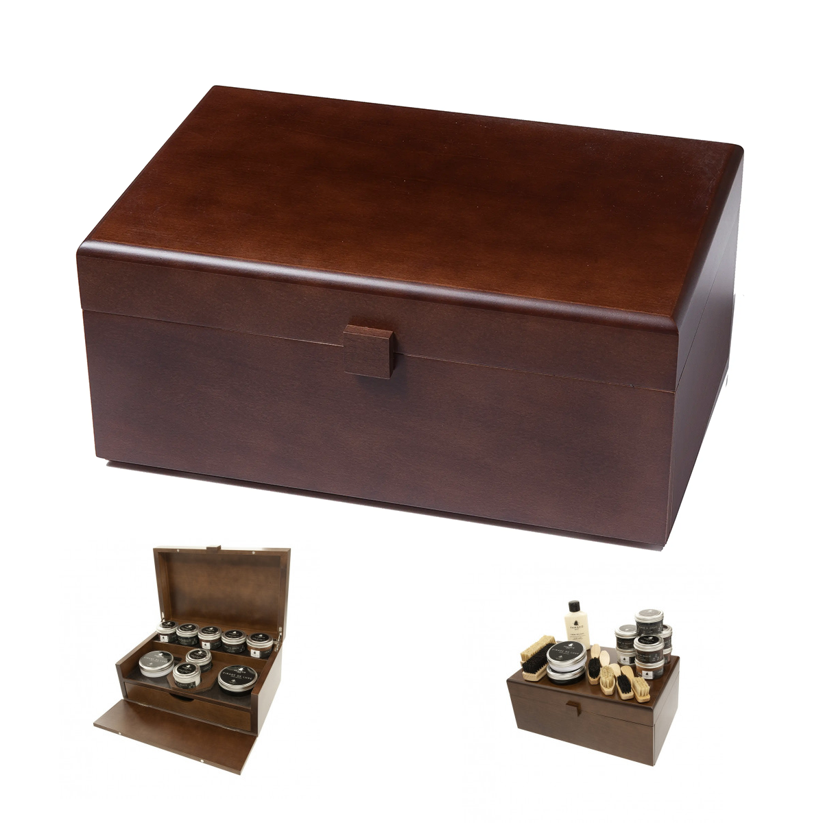 Tasker & Shaw | Luxury Menswear | Princess Luxury Shoe Care kit by Famaco, Paris