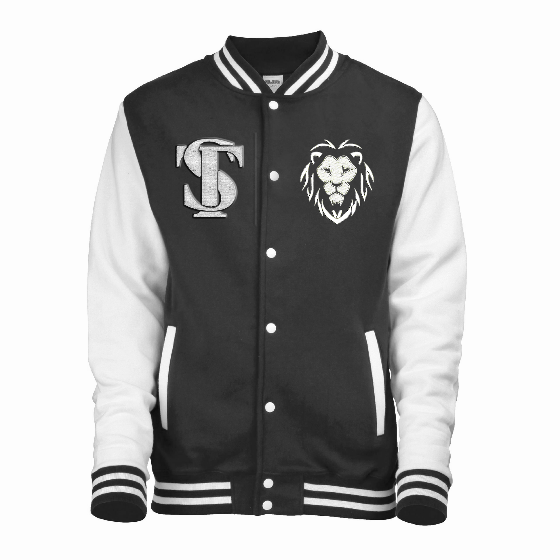 Tasker & Shaw | Luxury Menswear | Two Logo varsity jacket