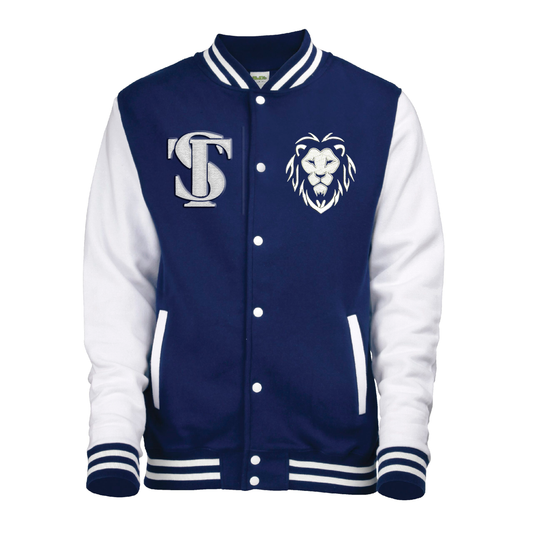 Tasker & Shaw | Luxury Menswear | Two Logo varisty jacket