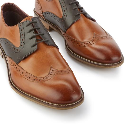 Tasker & Shaw | Luxury Menswear | Forth Derby Tan/Brown