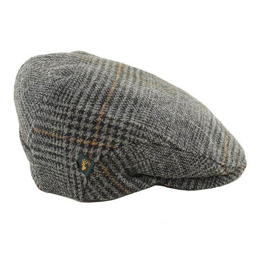 Tasker & Shaw | Luxury Menswear | Trinity tweed cap (Grey)