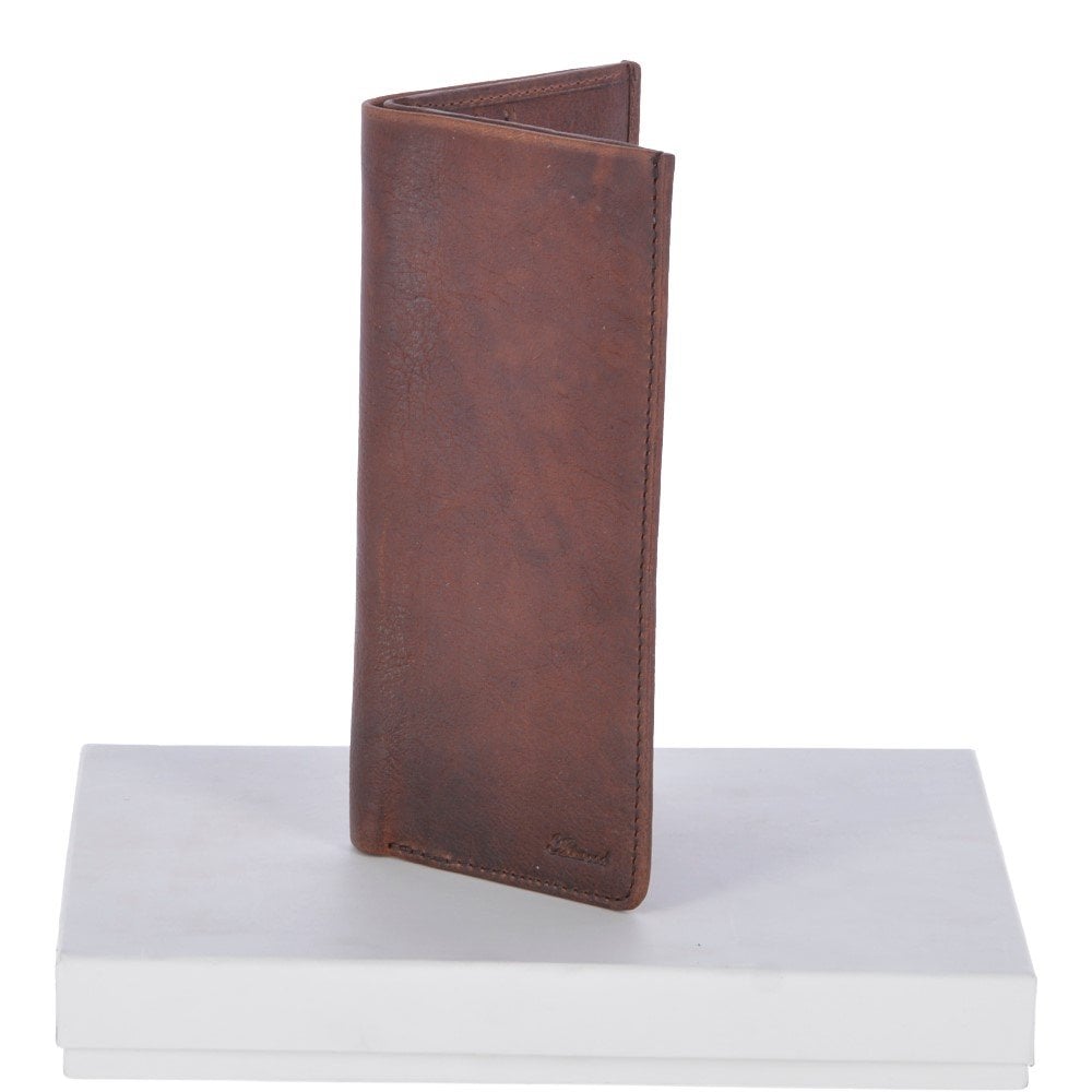 Tasker & Shaw | Luxury Menswear | Cambridge large leather classic 8 card billfold