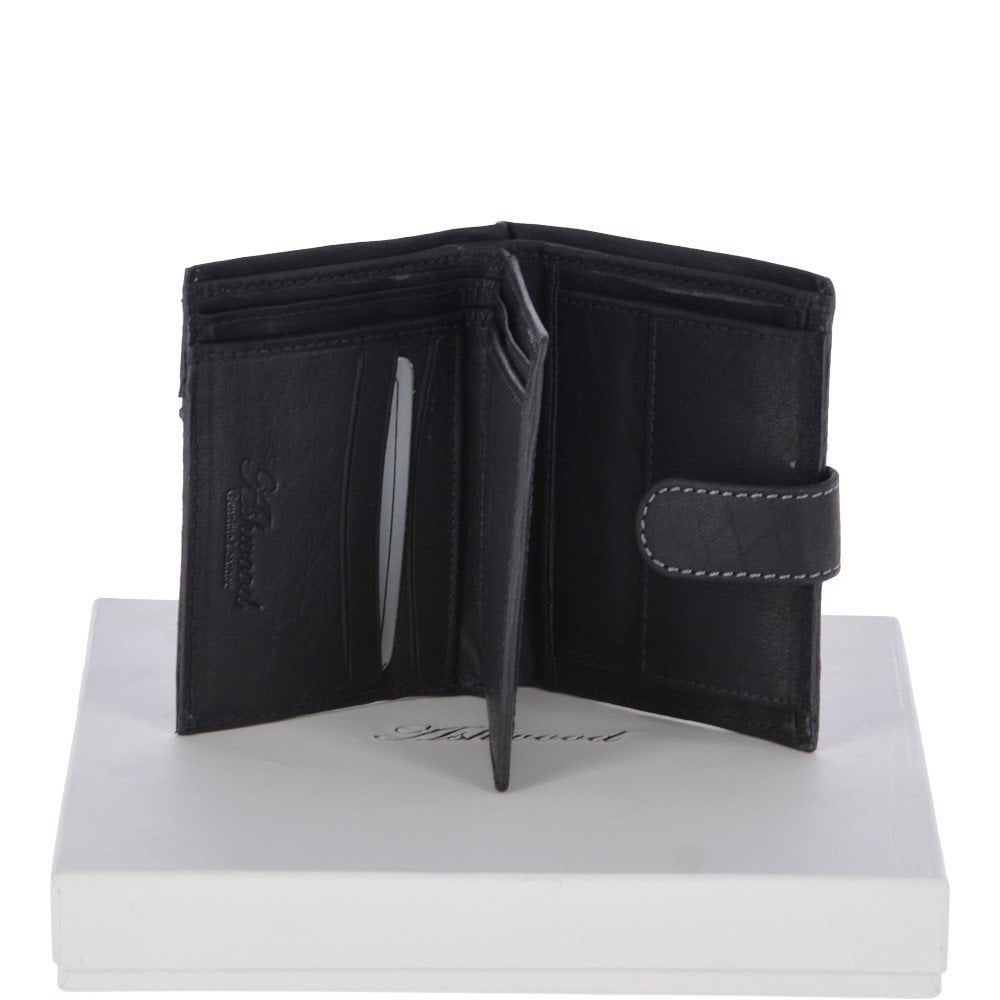 Tasker & Shaw | Luxury Menswear | Luxury leather note and coin 6 card billfold wallet