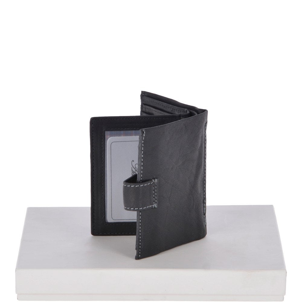 Tasker & Shaw | Luxury Menswear | Luxury leather note and coin 6 card billfold wallet