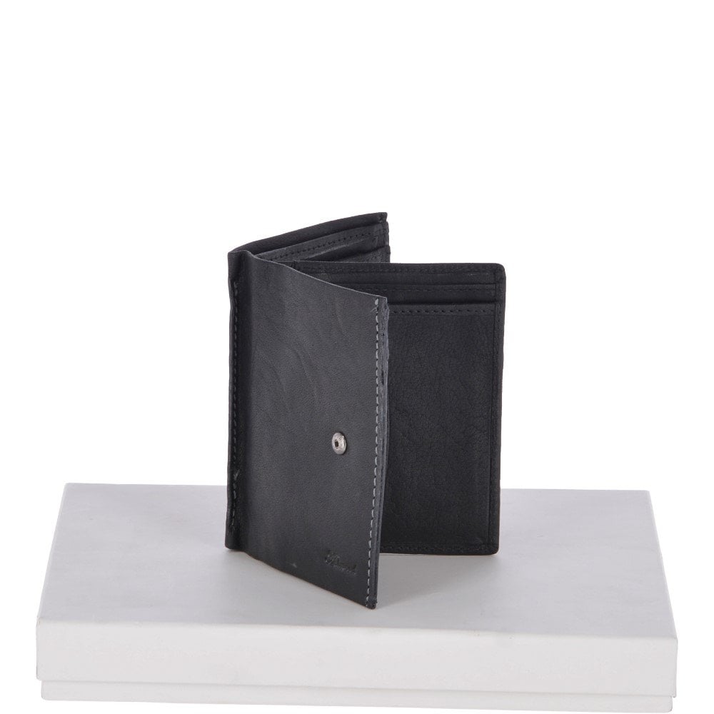 Tasker & Shaw | Luxury Menswear | Luxury leather note and coin 6 card billfold wallet