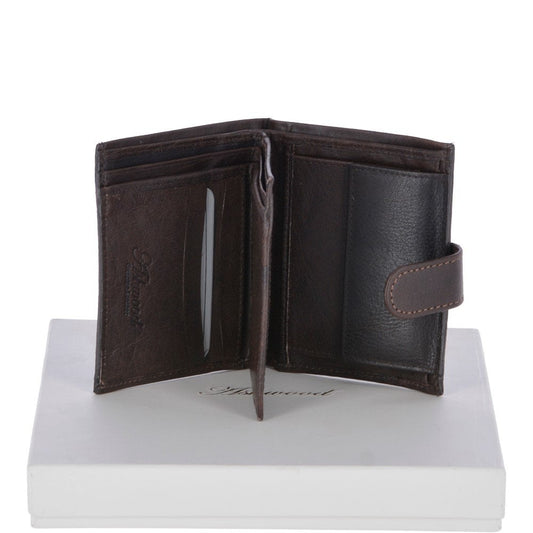 Tasker & Shaw | Luxury Menswear | Luxury leather note and coin 6 card billfold wallet
