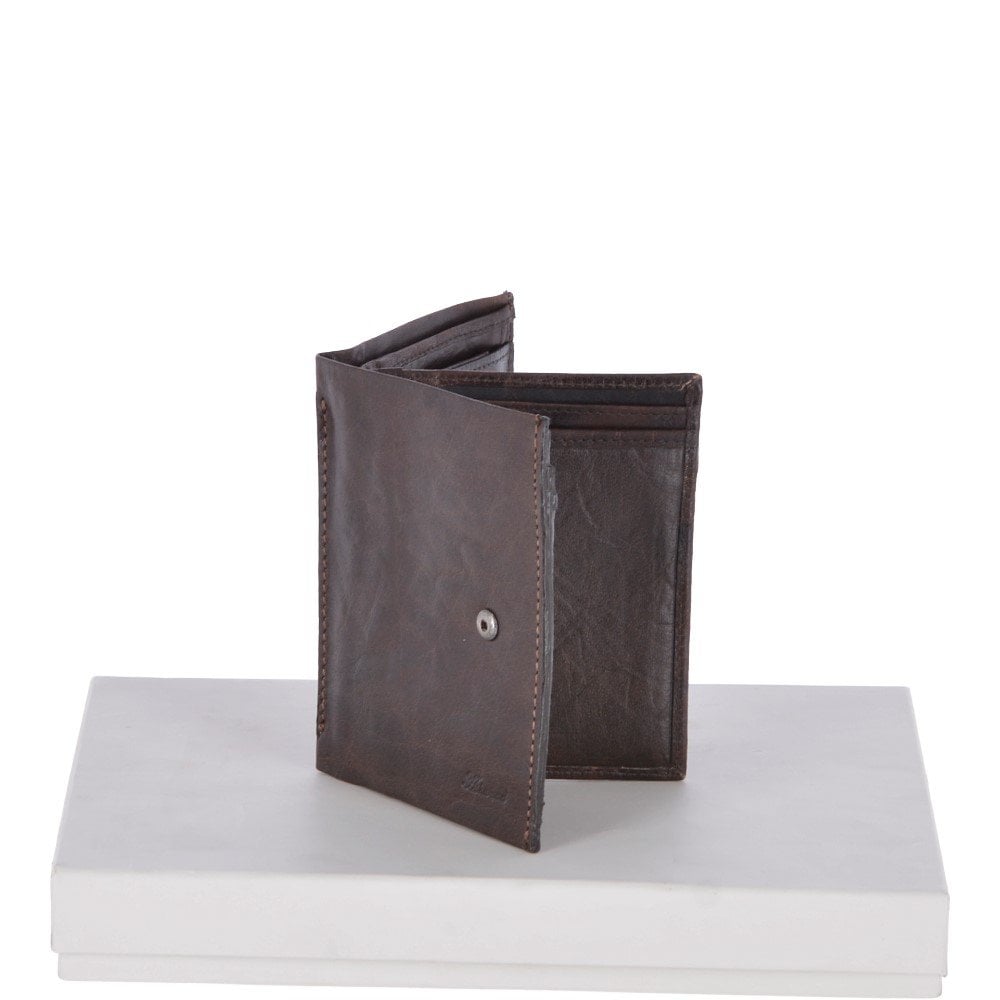 Tasker & Shaw | Luxury Menswear | Luxury leather note and coin 6 card billfold wallet