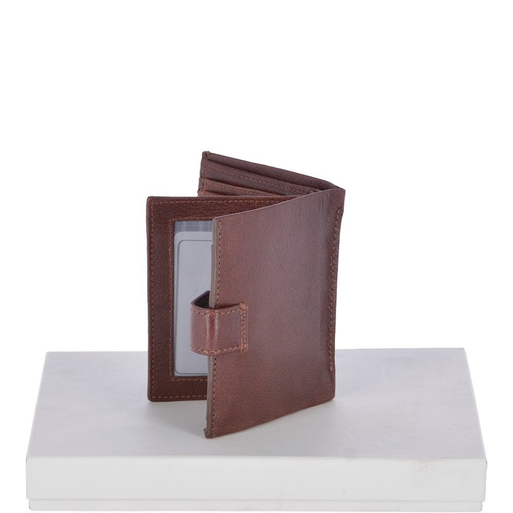 Tasker & Shaw | Luxury Menswear | Luxury leather note and coin 6 card billfold wallet