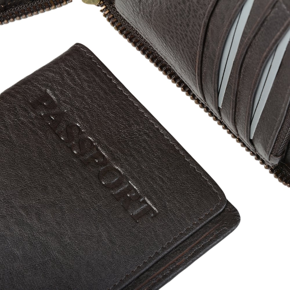 Tasker & Shaw | Luxury Menswear | Luxury leather travel wallet set
