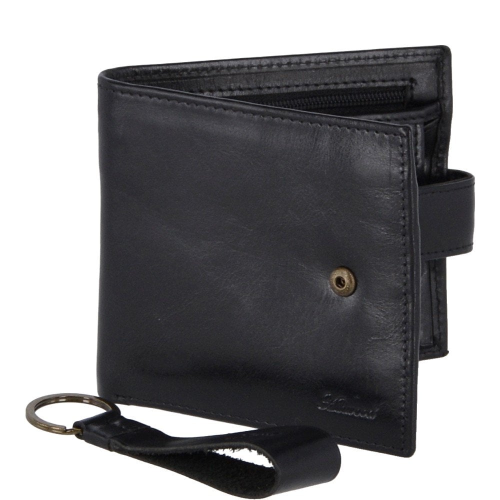 Tasker & Shaw | Luxury Menswear | Luxury Leather Wallet and Keyring Gift Set