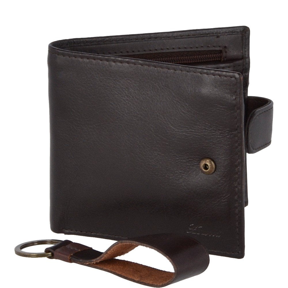 Tasker & Shaw | Luxury Menswear | Luxury Leather Wallet and Keyring Gift Set