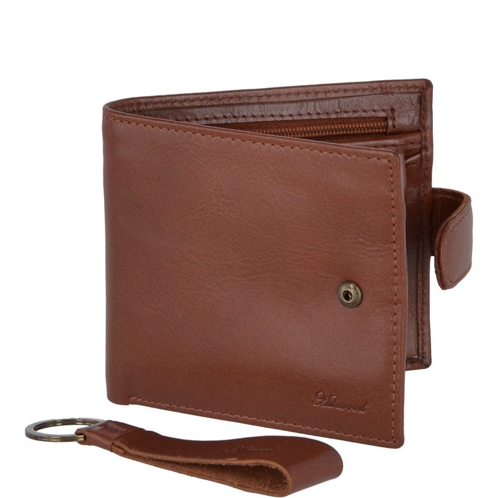 Tasker & Shaw | Luxury Menswear | Luxury Leather Wallet and Keyring Gift Set
