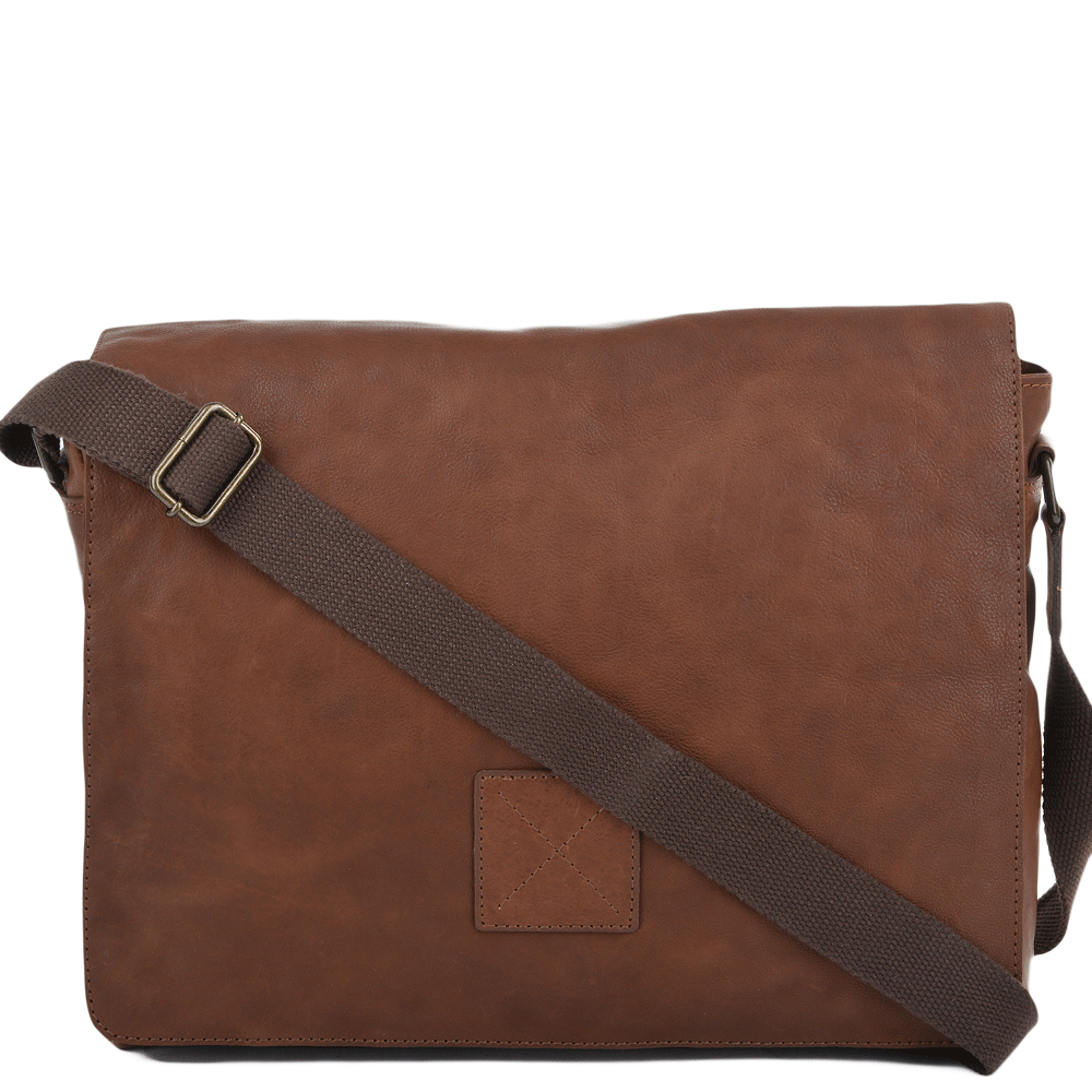 Tasker & Shaw | Luxury Menswear | Pedro Five Pocket Carry All Leather Messenger Bag