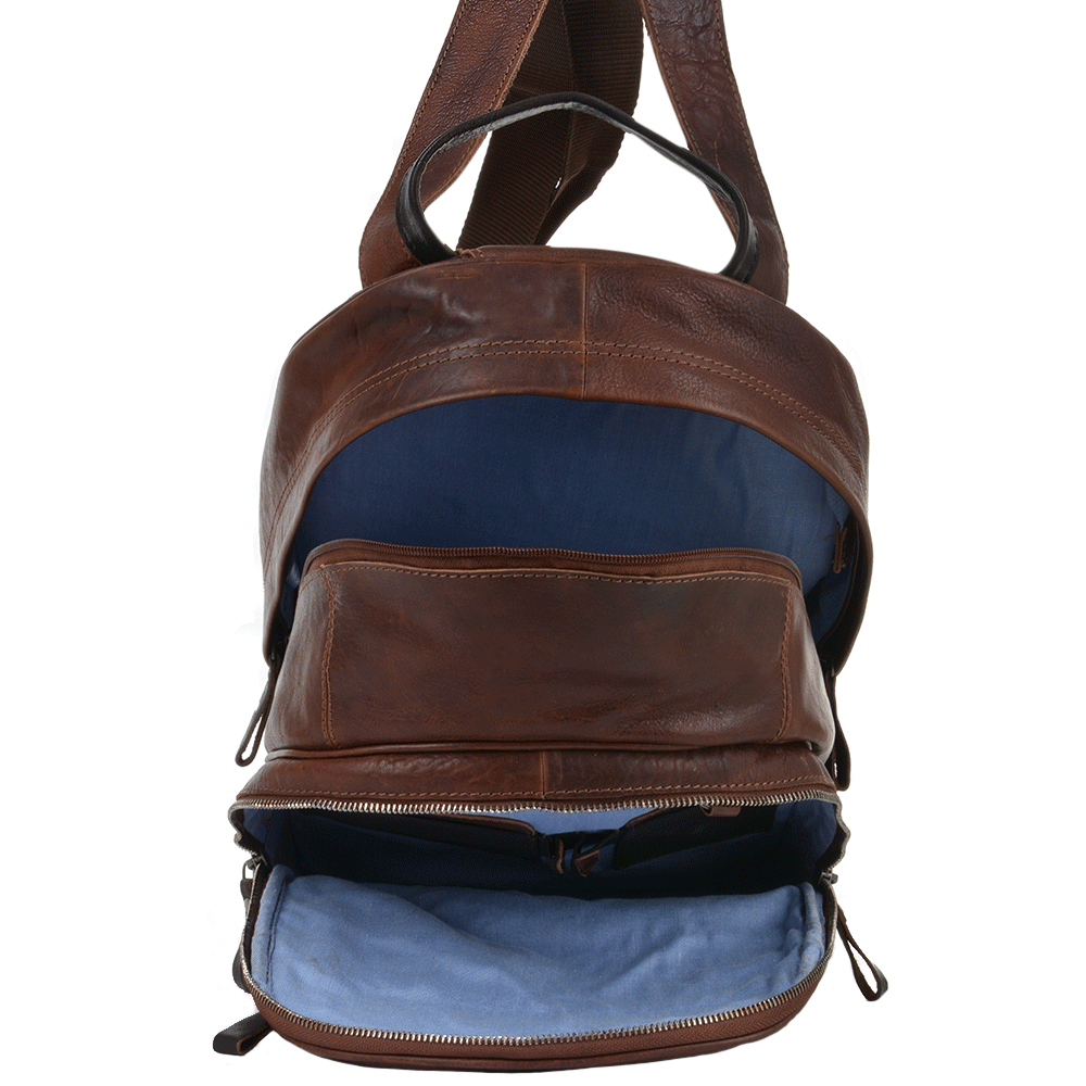 Tasker & Shaw | Luxury Menswear | Wembley leather backpack