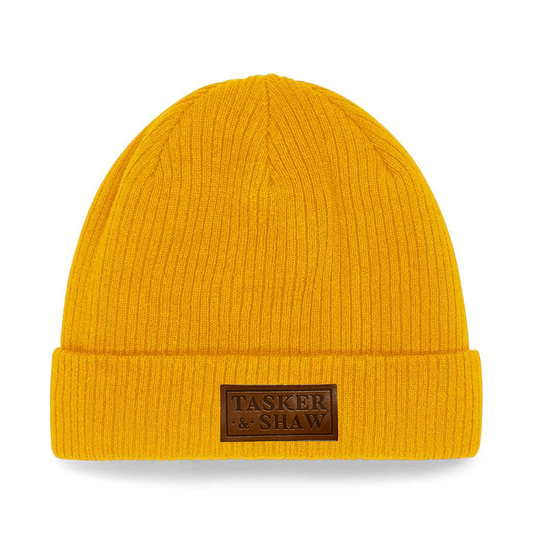 Tasker & Shaw | Luxury Menswear | Organic Ribbed Beanie