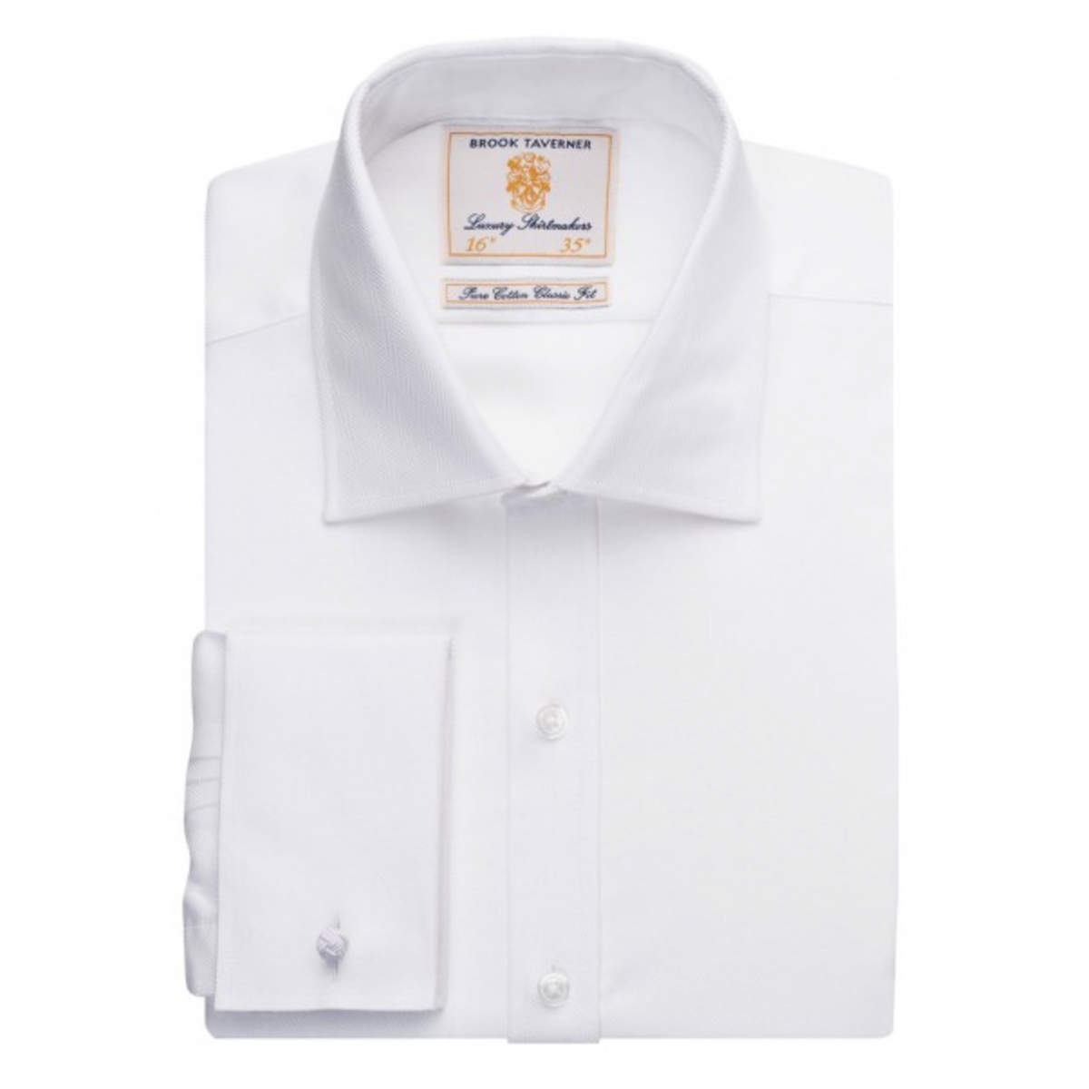slim fit luxury cotton double cuff dress shirt Slim fit Black Stretch Shirt