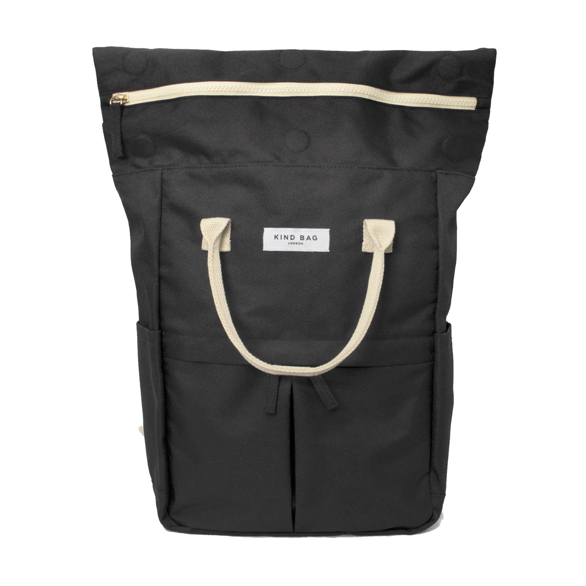 Tasker & Shaw | Luxury Menswear | Kindbag "Hackney" recycled rolltop backpack