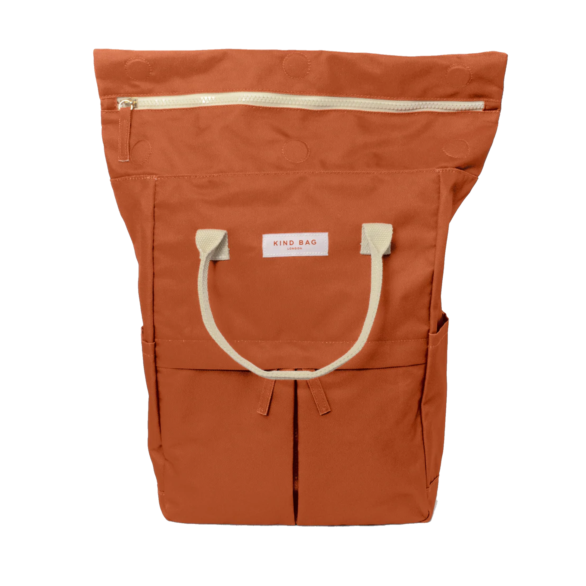 Tasker & Shaw | Luxury Menswear | Kindbag "Hackney" recycled rolltop backpack