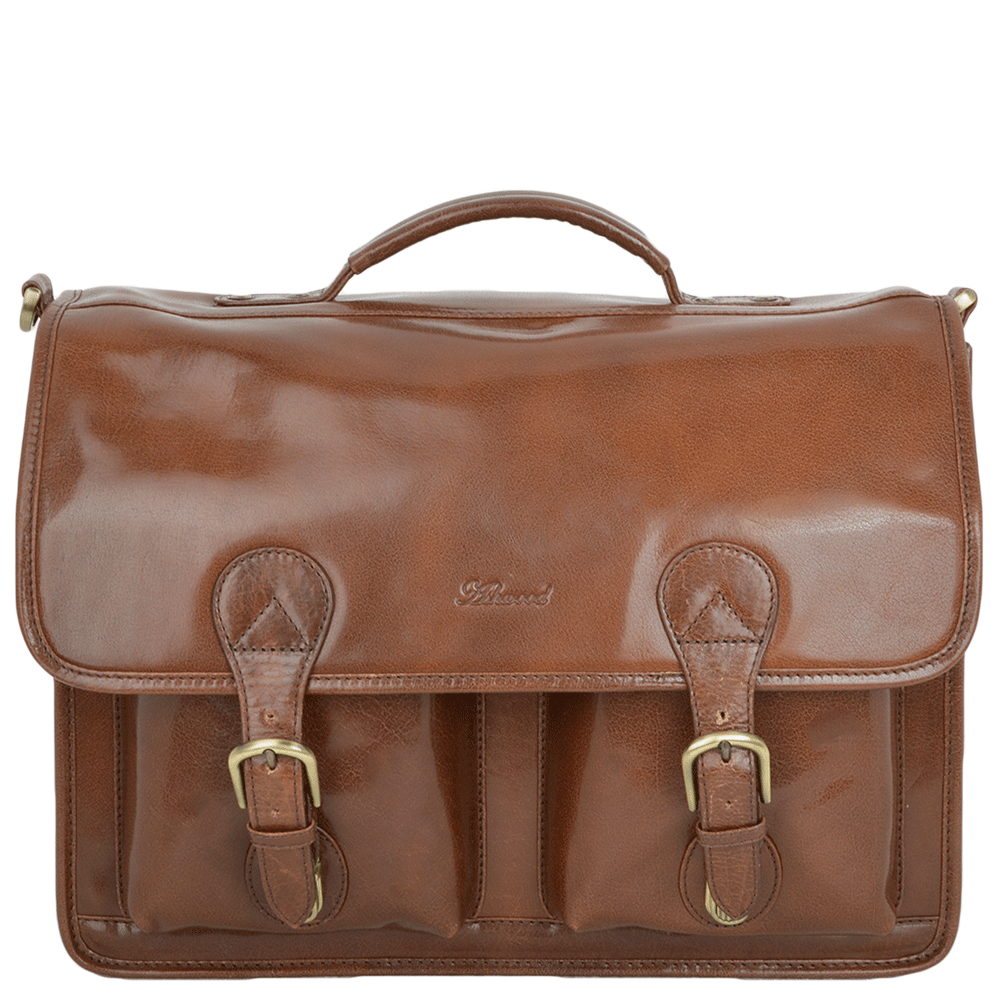 Tasker & Shaw | Luxury Menswear | Ealing traditional leather briefcase