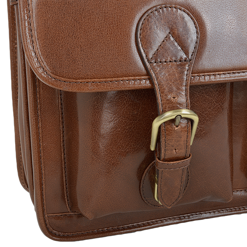 Tasker & Shaw | Luxury Menswear | Ealing traditional leather briefcase