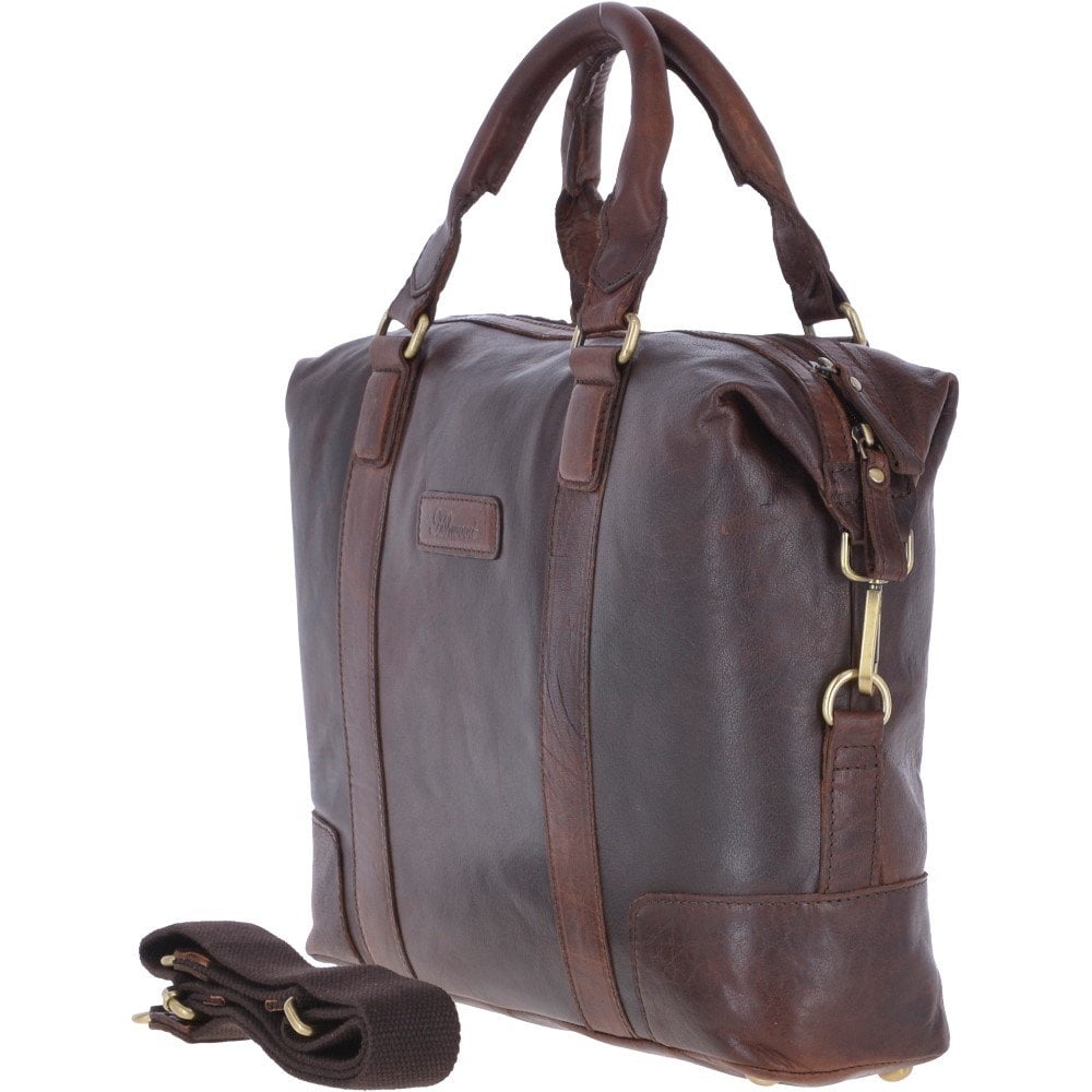 Tasker & Shaw | Luxury Menswear | Southbank vintage leather laptop/work bag