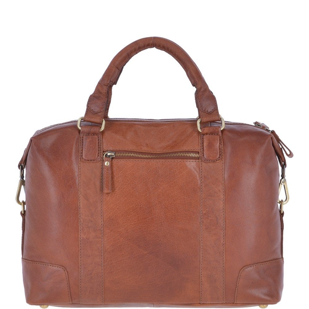 Tasker & Shaw | Luxury Menswear | Southbank vintage leather laptop/work bag