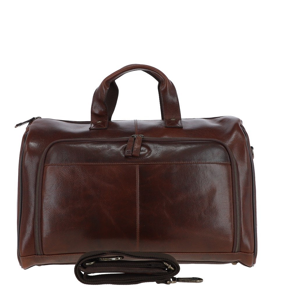 Tasker & Shaw | Luxury Menswear | Notting Hill leather Flight/Cabin bag