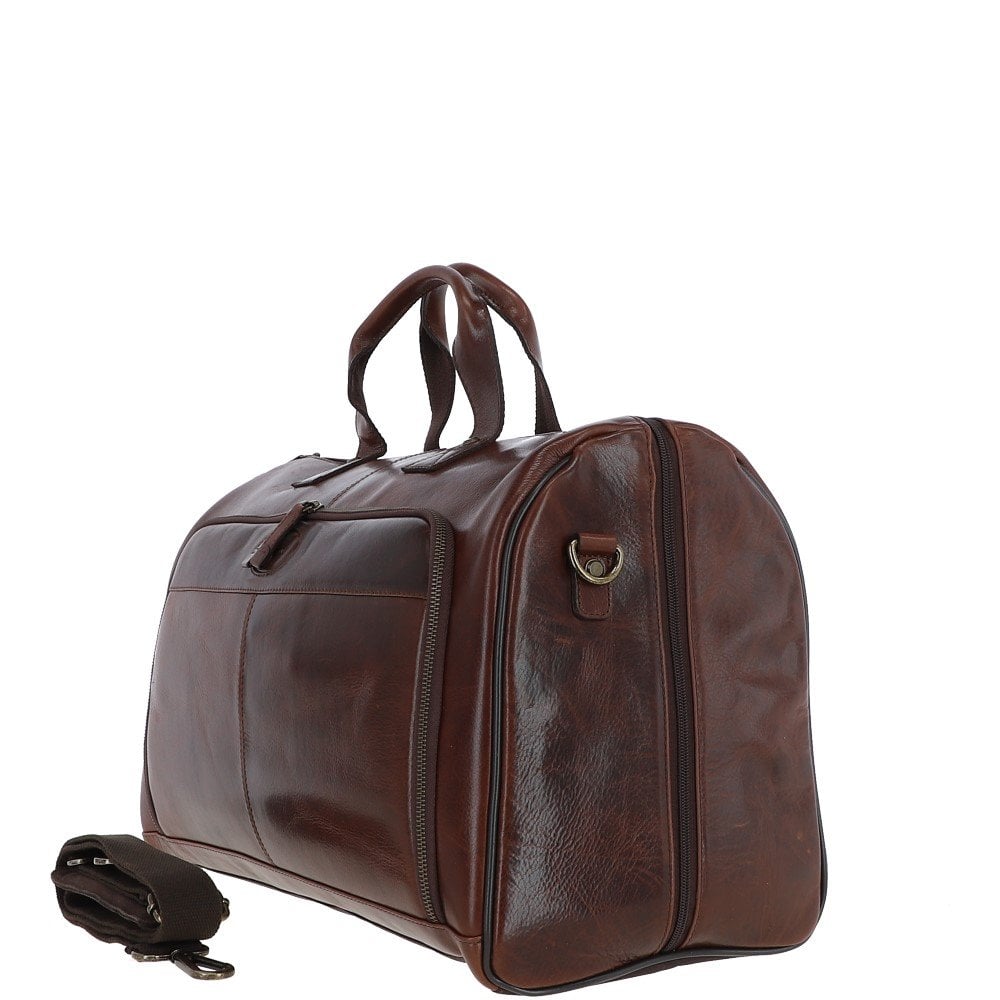 Tasker & Shaw | Luxury Menswear | Notting Hill leather Flight/Cabin bag